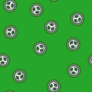 Biodegradable product green living vector seamless pattern Stock Illustration
