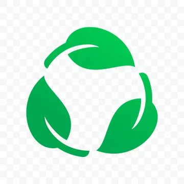 Biodegradable recyclable plastic free label vector icon. Eco safe bio recycla Stock Illustration