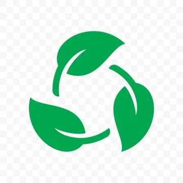 Biodegradable recyclable plastic free package icon. Vector bio recyclable deg Illustrazione stock
