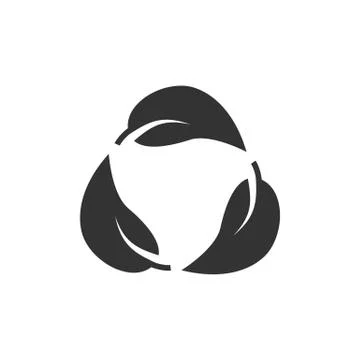 Biodegradable recyclable plastic free package vector icon Stock Illustration