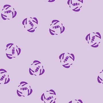 Biodegradable waste sorting glyph vector seamless pattern Stock Illustration