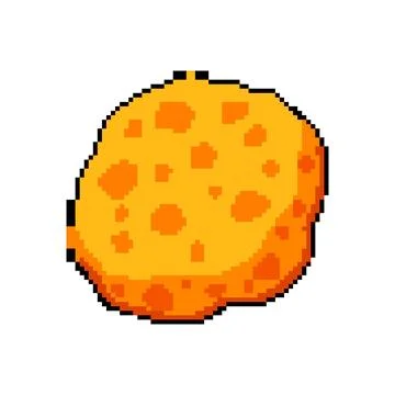 Biodegradable yellow sponge pixel art vector illustration Stock Illustration