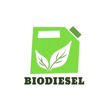 Biodiesel icon flat illustration Stock Illustration