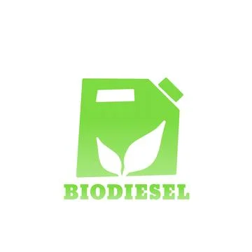 Biodiesel icon flat illustration Stock Illustration