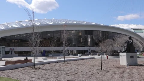 Biodome complex at the Olympic Park Montreal - MONTREAL, CANADA NORTH AMERICA - Stock Footage 313640179