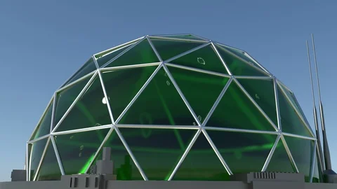 Biodome outside Stock Footage 107947206