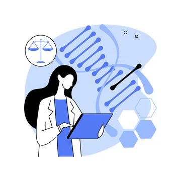 Bioethics abstract concept vector illustration. Illustrazione stock