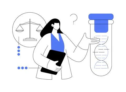 Bioethics abstract concept vector illustration. Stock Illustration