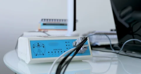 Biofeedback Theraphy Patient Being Tested Stock Footage 102270563