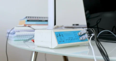Biofeedback Theraphy Patient Being Tested Stock Footage 102279989