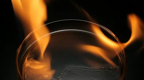 Biofuel burning on Lab Stock Footage 12193346