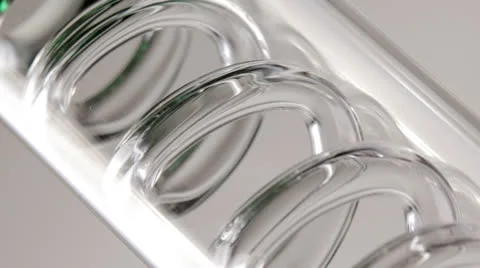 Biofuel in laboratory condenser Video stock 22957678