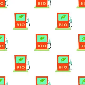 Biofuel pattern seamless vector Ilustración de archivo