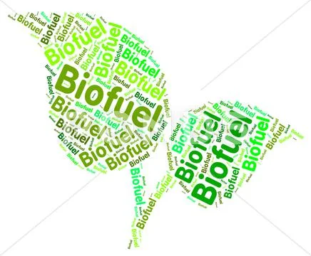 Biofuel Word Represents Power Source And Biofuels: Royalty Free #55975438