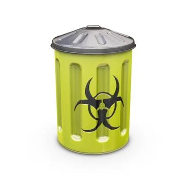 Biohazard bin Stock Illustration