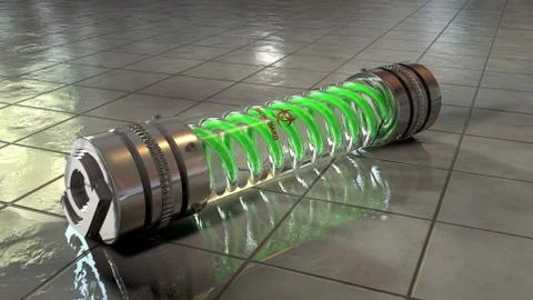 Biohazard Container Stock Illustration