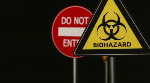 Biohazard, Do not enter, Dead End Video stock 21159048