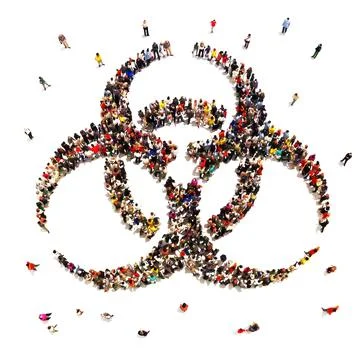 Biohazard People Stock Illustration