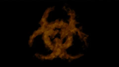 Biohazard sign. Stock Footage 220024010