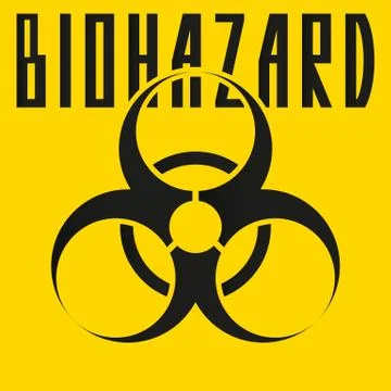 Biohazard sign. Stock Illustration