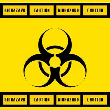 Biohazard sign. Stock Illustration