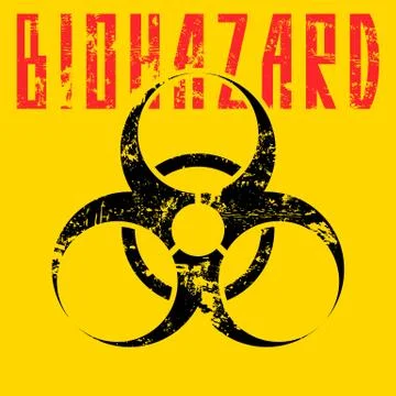 Biohazard sign. Stock Illustration