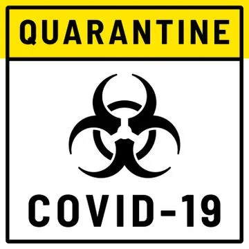 Biohazard sign on white background. Concept of epidemic virus and quarantine. Stock Illustration