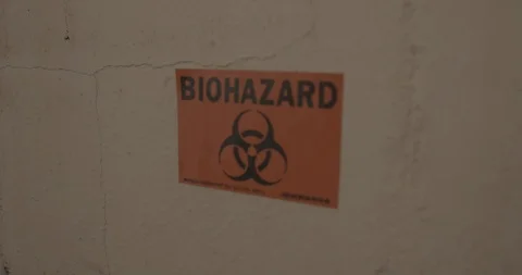 Biohazard sticker Stock-Footage 124216523
