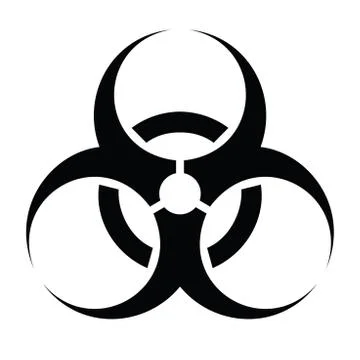 Biohazard Symbol 1 Stock-Illustration