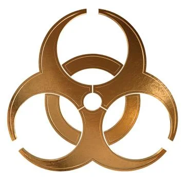Biohazard Symbol 3 Stock Illustration