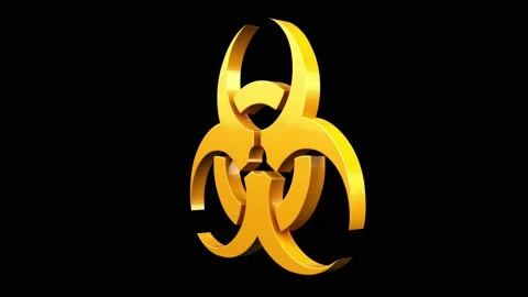 Biohazard symbol Stock Footage 140888420