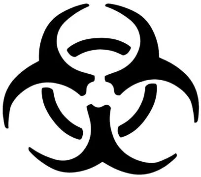 Biohazard Symbol Stock Illustration