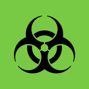 Biohazard symbol Stock Illustration