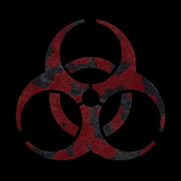 Biohazard symbol Stock Illustration