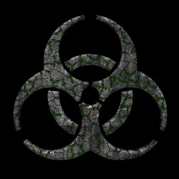 Biohazard Symbol Stock Illustration