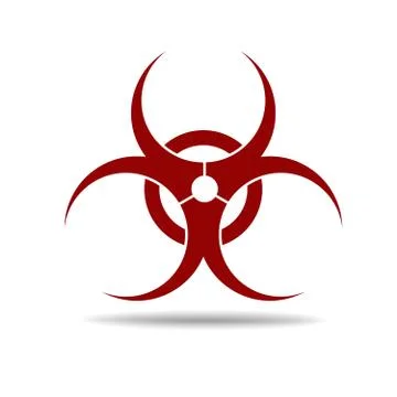 Biohazard symbol. vector sign Stock Illustration