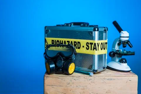 Biohazard tools and gadgets Stock Photos