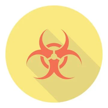 Biohazard Warning Sign Illustrazione stock