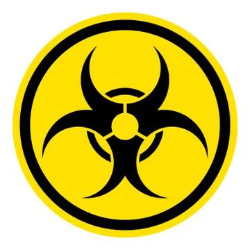 Biohazard warning sign. イラスト素材