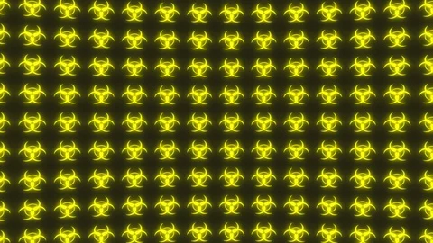 Biohazard Yellow Red Stock Footage 127323963