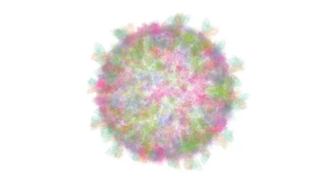 Bioinspired Molecular Sphere on White Background 스톡 동영상 306536777