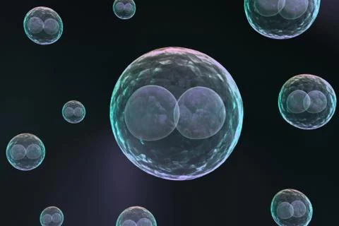 Biological cells. Stock Illustration