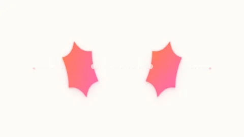 Biological Chromosome Pair Separating Smoothly with Coral and Pink Gradient.. Видео 346202322