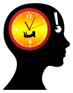 Biological Clock Illustrazione stock