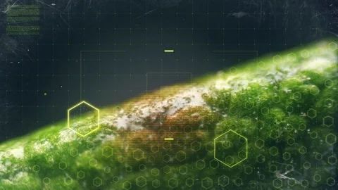 Biological study study of plants under the microscope Video stock 107724419