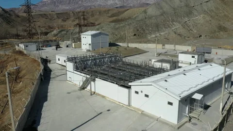 Biological waste processing plant with special equipment Stock Footage 144329569