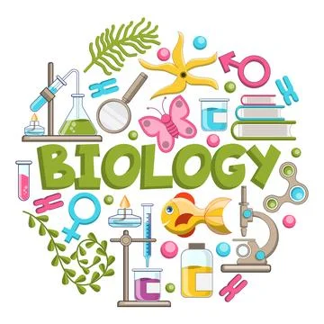 Biology. Stock Illustration