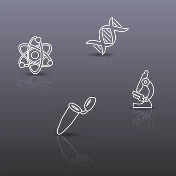 Biology science background Иллюстрация