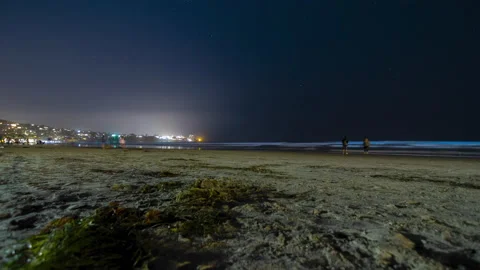 BIOLUMINESCENT OCEAN TIMELAPSE Stock-Footage 131345210