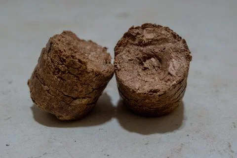 Biomass pellets Stock Photos